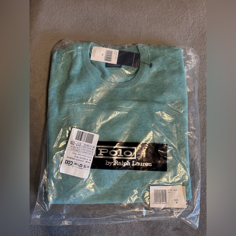 Men’s polo sweater.